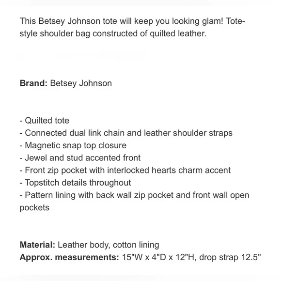 Betsey Johnson Leather Shoulder Bag - Picture 16 of 17